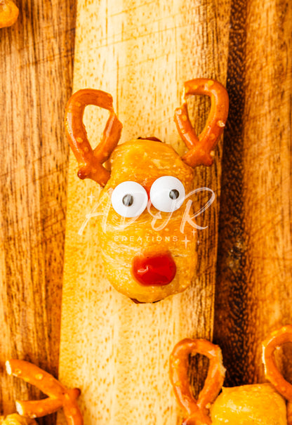 Christmas Rudolph Reindeer Pigs in a Blanket - Set 6 of 6