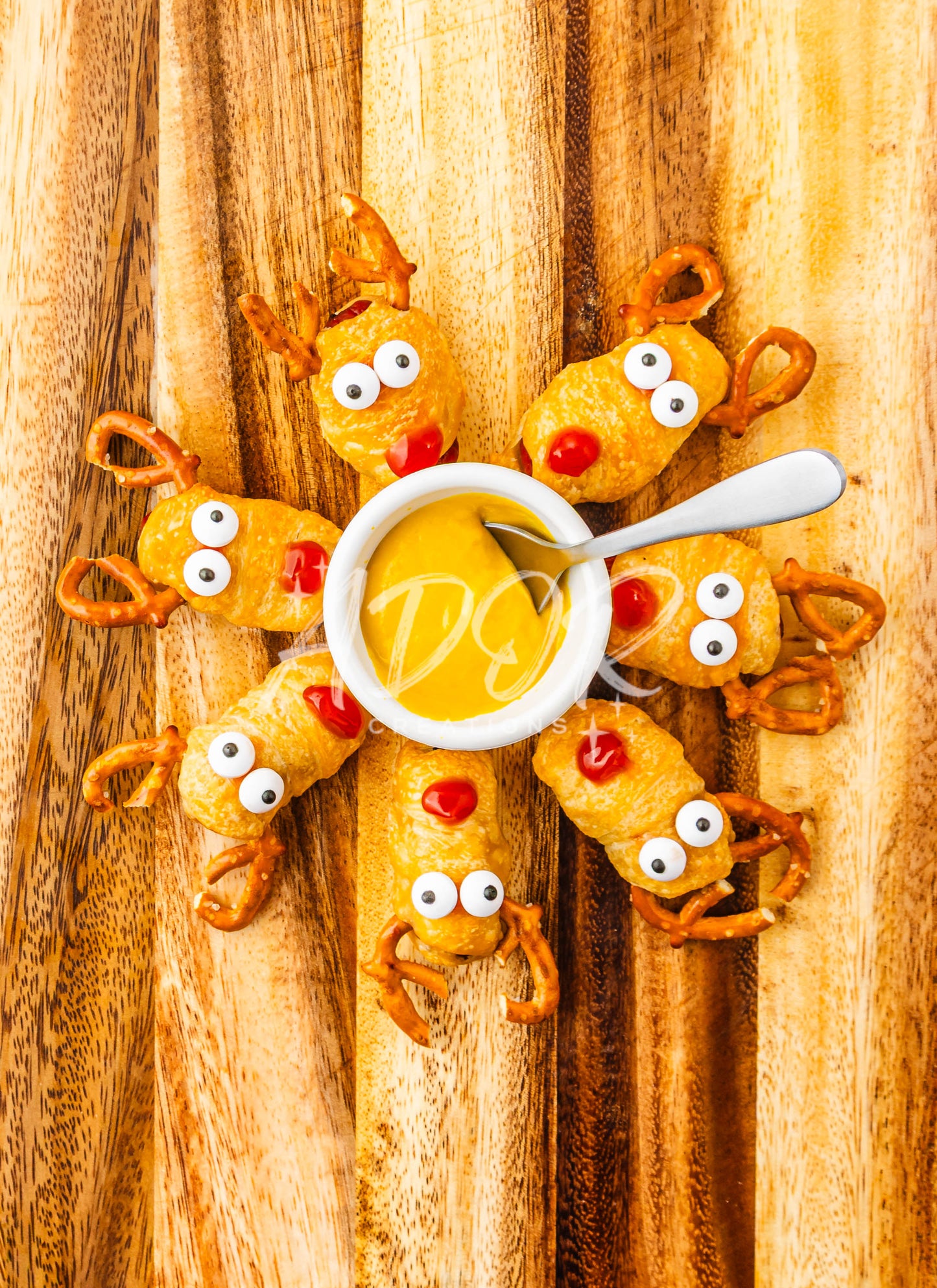 Christmas Rudolph Reindeer Pigs in a Blanket - Set 6 of 6