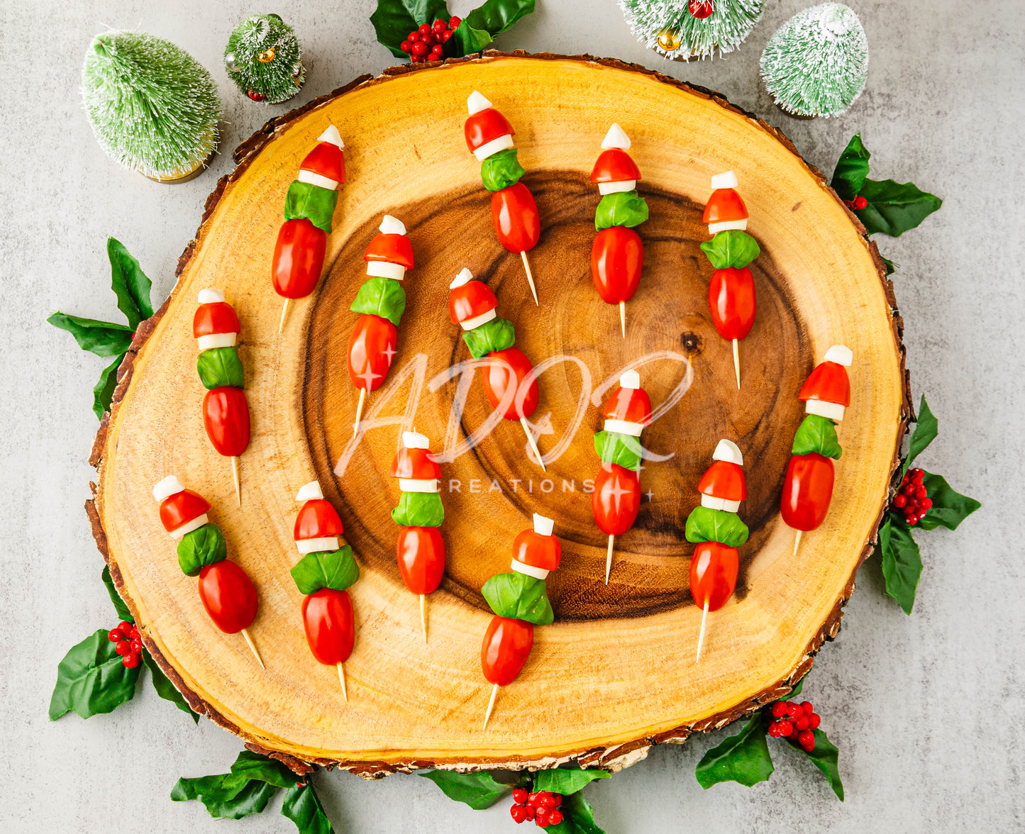 Grinch Caprese Skewers - Set 5 of 6