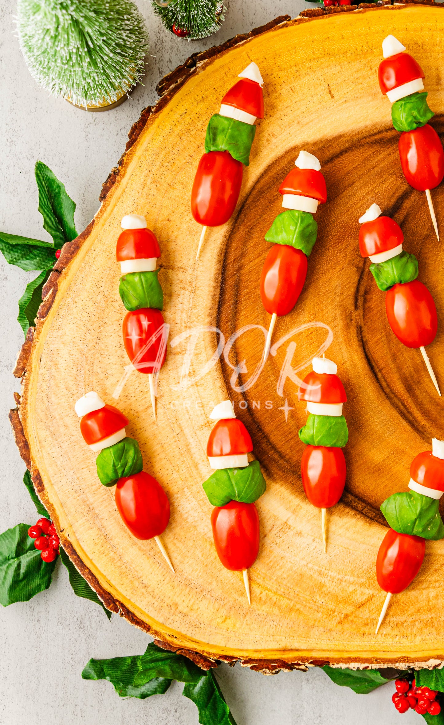 Grinch Caprese Skewers - Set 5 of 6