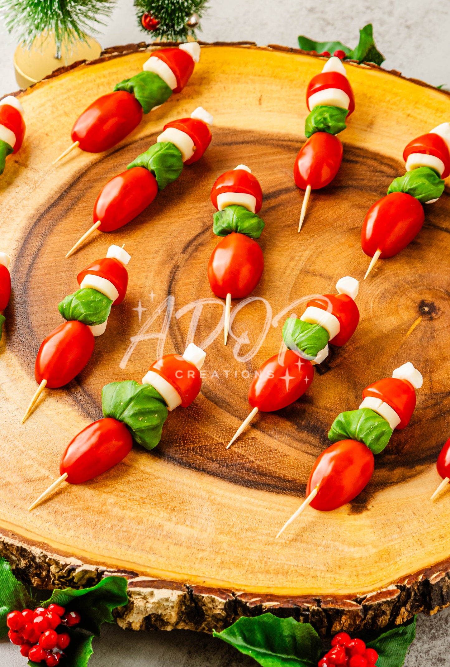 Grinch Caprese Skewers - Set 5 of 6