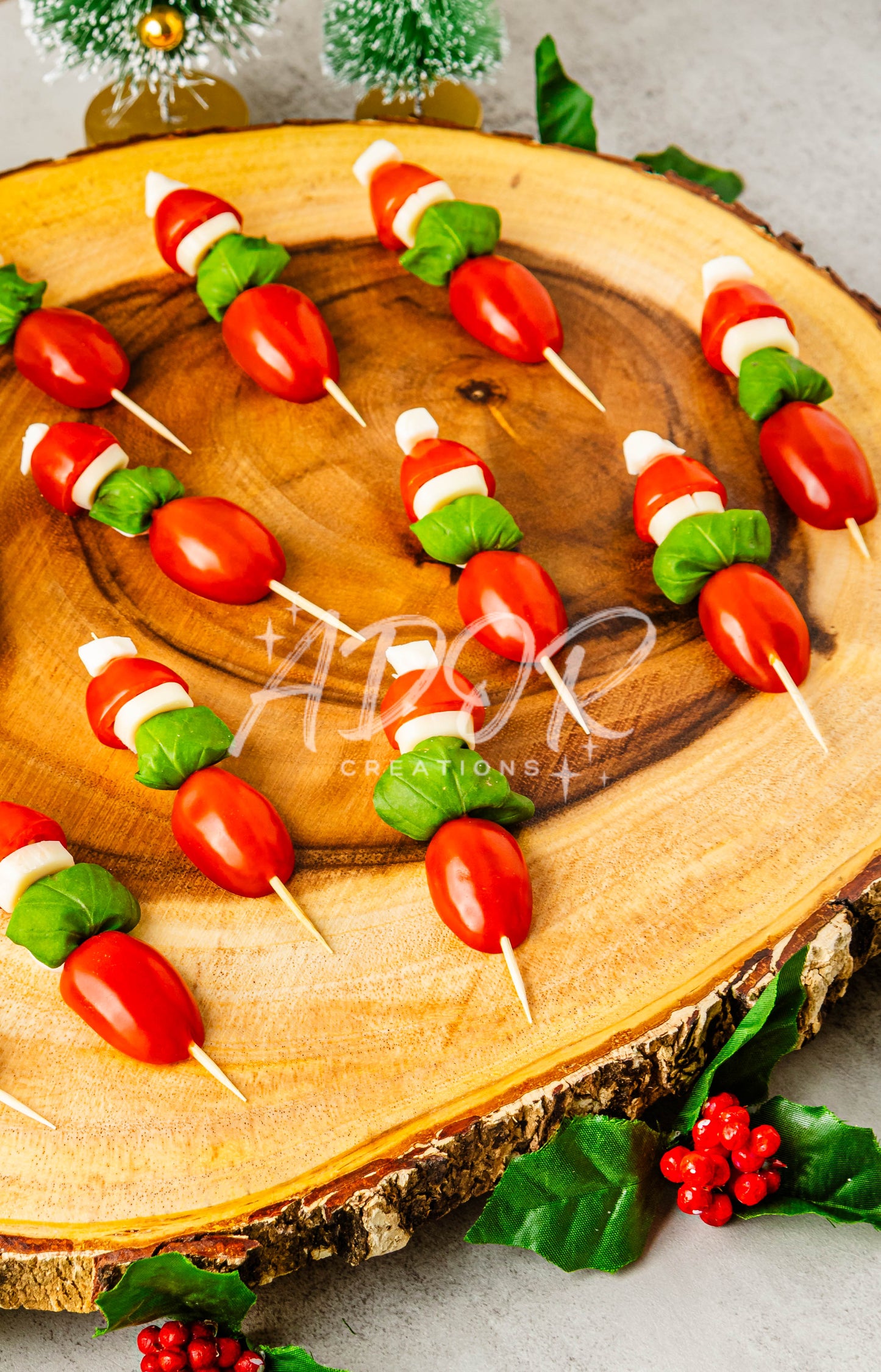 Grinch Caprese Skewers - Set 5 of 6