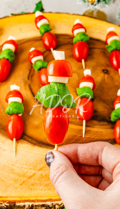 Grinch Caprese Skewers - Set 5 of 6