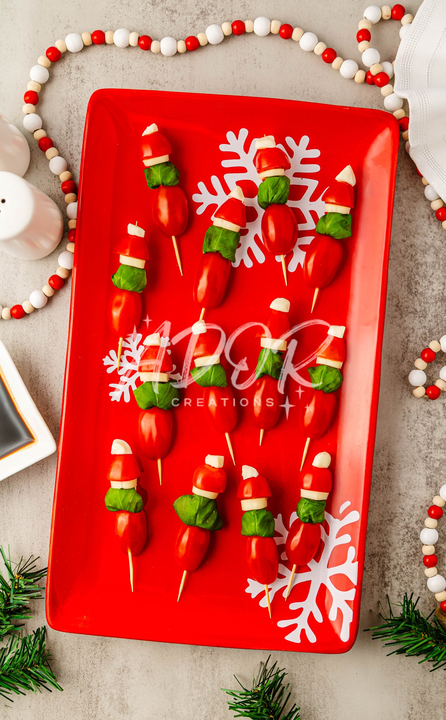 Grinch Caprese Skewers - Set 2 of 6