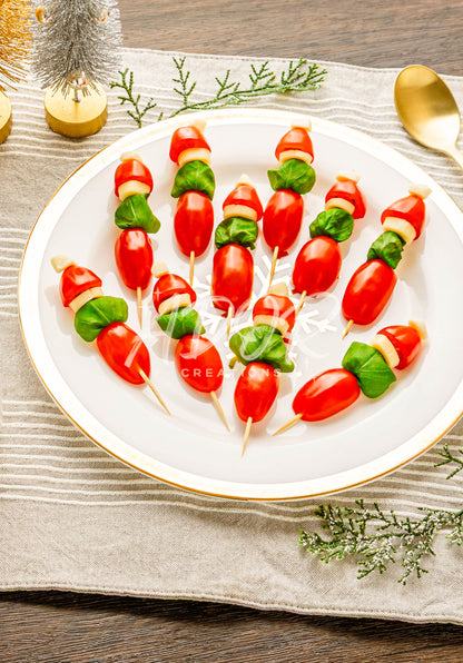 Grinch Caprese Skewers - Set 4 of 6
