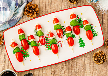 Grinch Caprese Skewers - Set 6 of 6