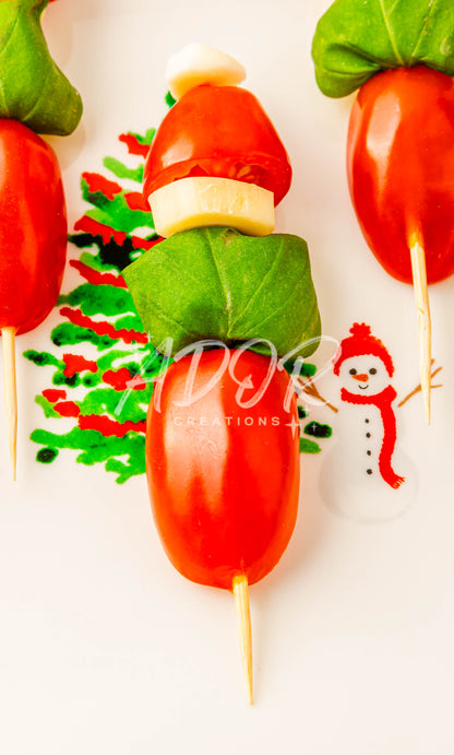Grinch Caprese Skewers - Set 6 of 6