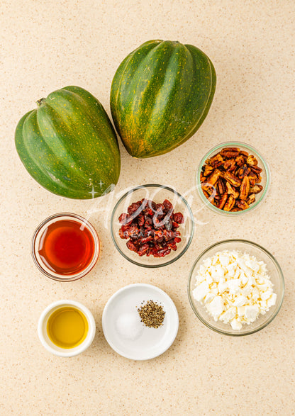 Hot Honey Feta Roasted Acorn Squash - EXCLUSIVE