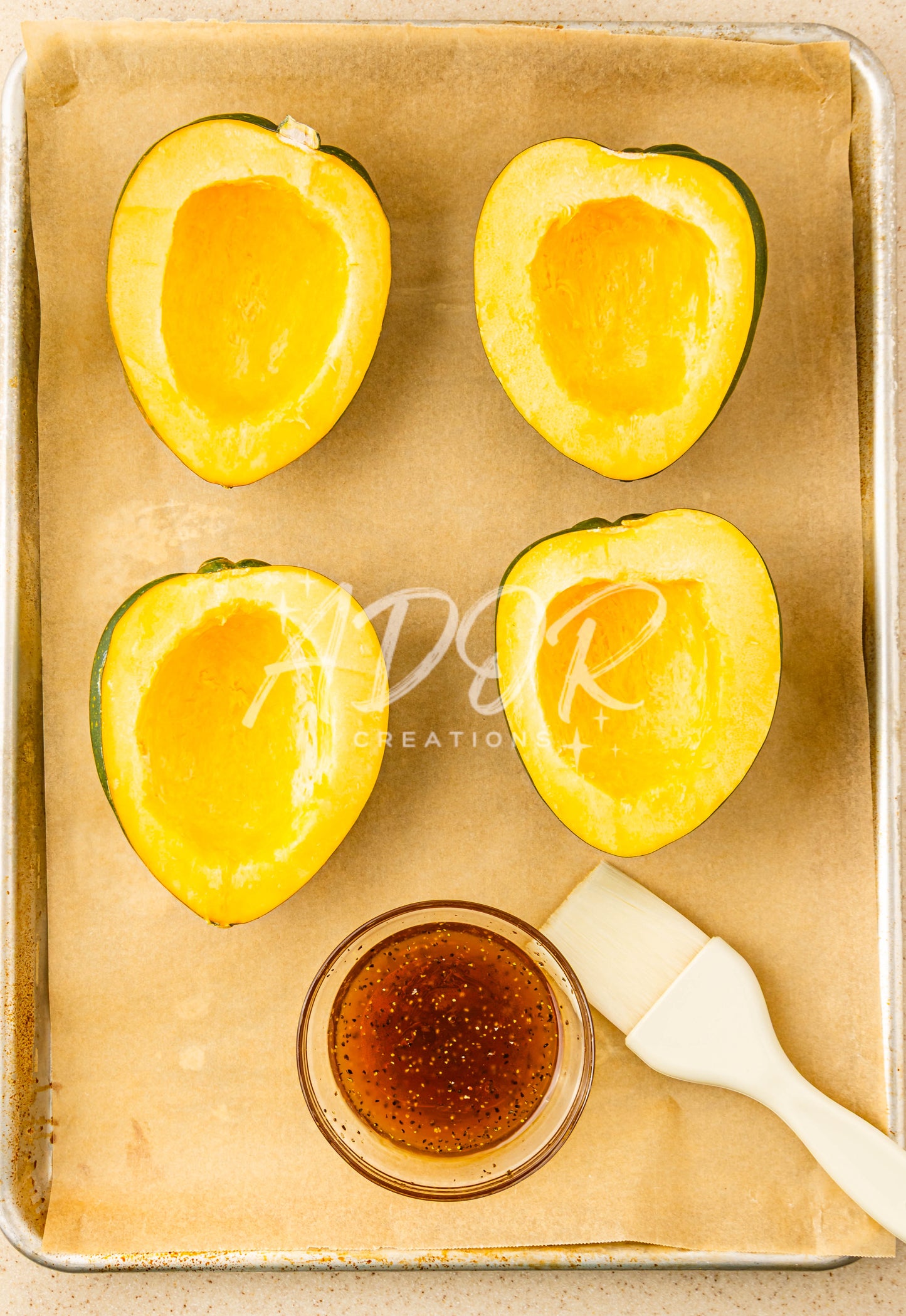 Hot Honey Feta Roasted Acorn Squash - EXCLUSIVE