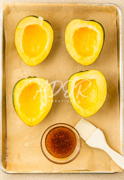 Hot Honey Feta Roasted Acorn Squash - EXCLUSIVE