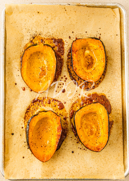 Hot Honey Feta Roasted Acorn Squash - EXCLUSIVE